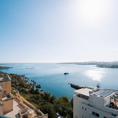 Insta Worthy Gorgeous Seaview Penthouse Lägenhet St. Paul's Bay Exteriör bild