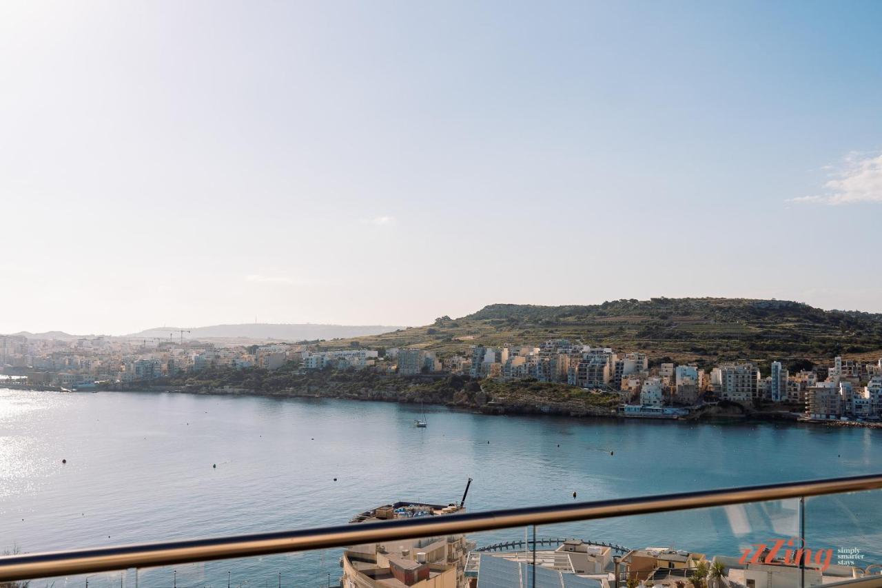 Insta Worthy Gorgeous Seaview Penthouse Lägenhet St. Paul's Bay Exteriör bild