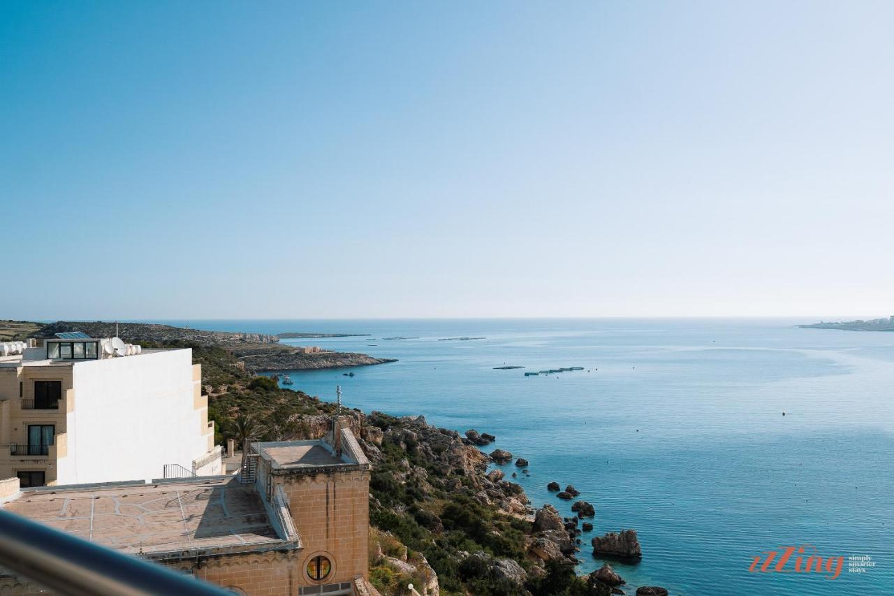 Insta Worthy Gorgeous Seaview Penthouse Lägenhet St. Paul's Bay Exteriör bild